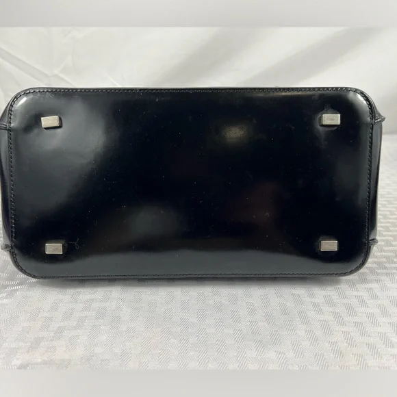 Céline Vintage Structured Tote w/Sculptural Metal Handles, Rare Collector Piece - Picture 5 of 13